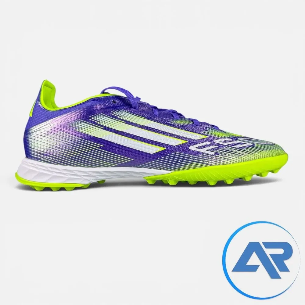ADIDAS F50 Pro TF Turf Soccer Radiant Blaze Pack Purple Men's Size 9 JH7665